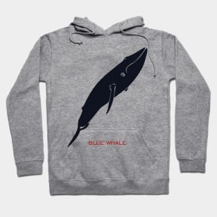 blue whale Hoodie